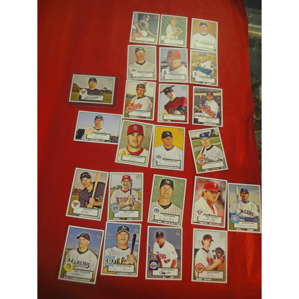 23‎ lot Topps baseball Rookie cards 2007 Burres pence hernendez Sanchez